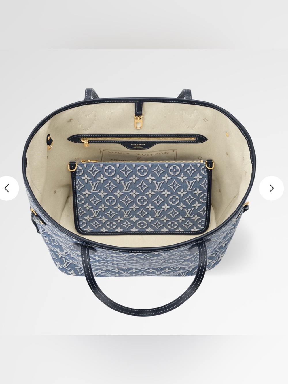 LOUIS VUITTON 💙 Embleme Blue Colorway Wristlet